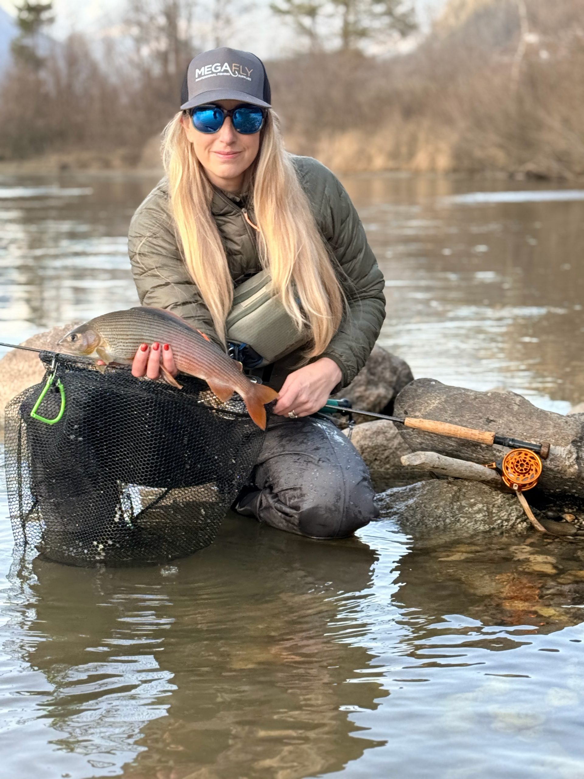 Alessandro Olban with a Perch